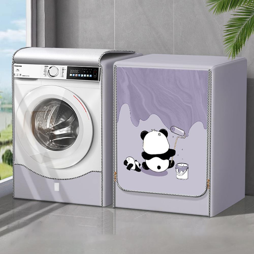 Oxford Cloth Front Load Washing Machine Cover Waterproof 4-7.5kg Cover Dustproof Covers Sunscreen Heavy Duty Washer Dryer Cover