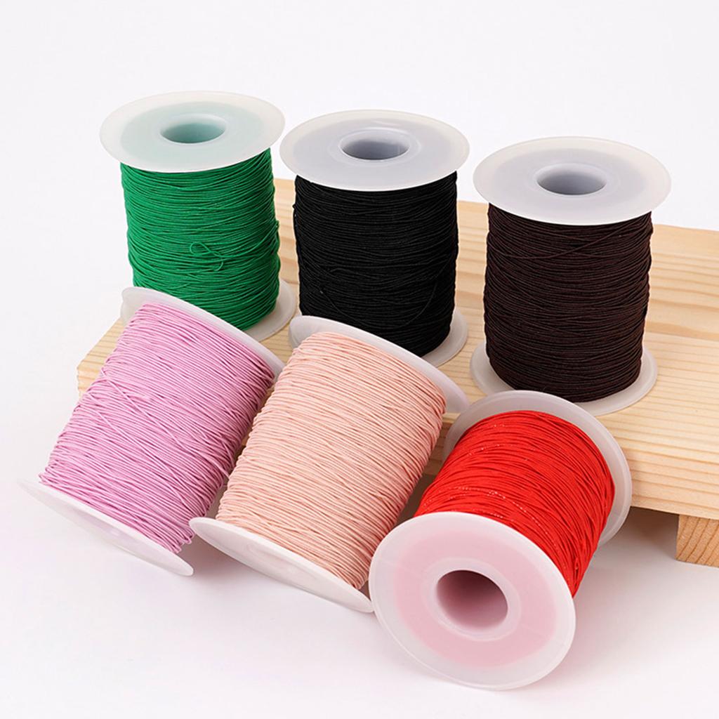 200 Yards Braided Cord Chinese Knot Cord Decorative Thread String Elastic Cord Packing String Bracelet Beading Thread