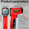 Professional ANENG TH202 Infrared Thermometer Non-contact -50℃~600℃ Digital Laser Temperature Meter LCD Display Portable  Pyrometer Point Gun Tester