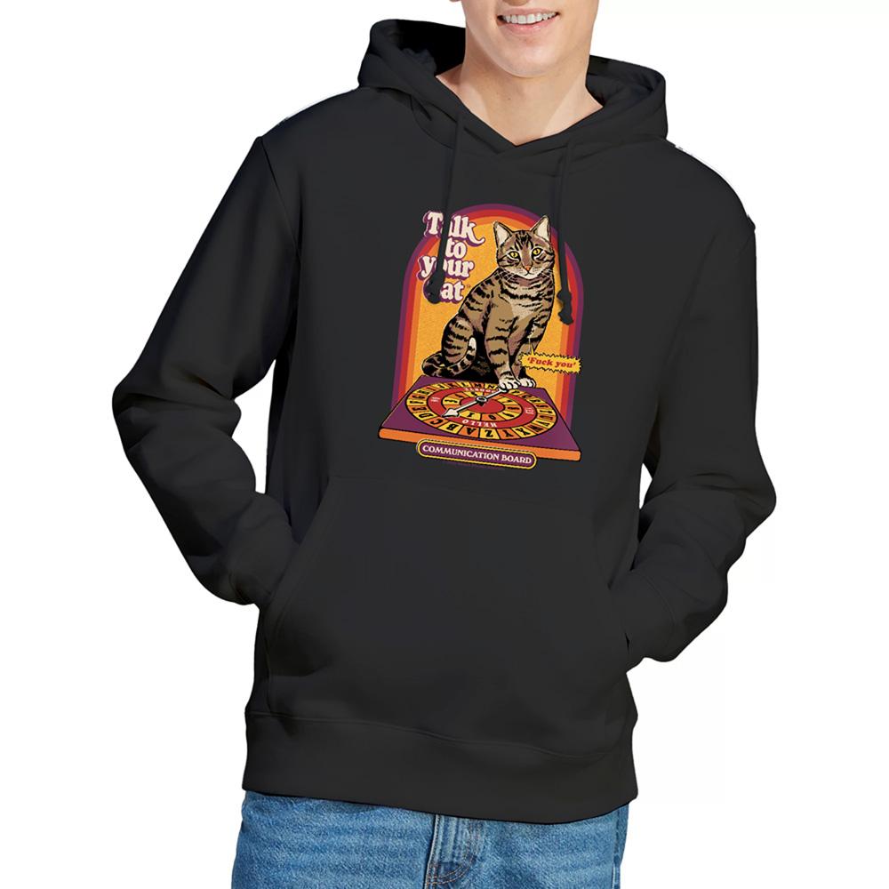 Steven Rhodes Unisex Adult Talk To Your Cat Hoodie