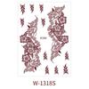 Red Mehndi Stickers Henna Tattoo Stickers Water Transfer Decals Red Henna Tattoo Decals  Girls