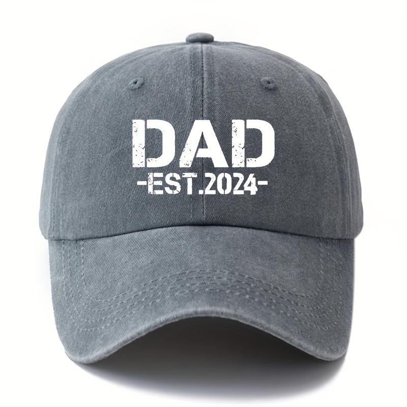 Dad's Fashionable Four Seasons Printed Baseball Hat Sunscreen Outdoor Sports and Casual Wear Adjustable Snap Back Cap
