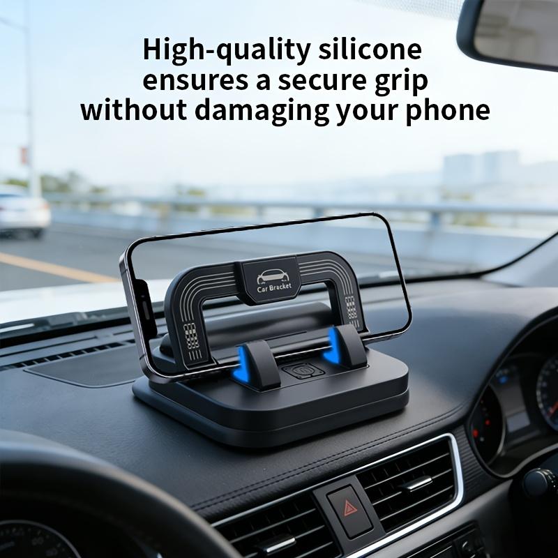 Non Magnetic Dashboard Phone Holder with Silicone Pads, Stable Car Phone Stand