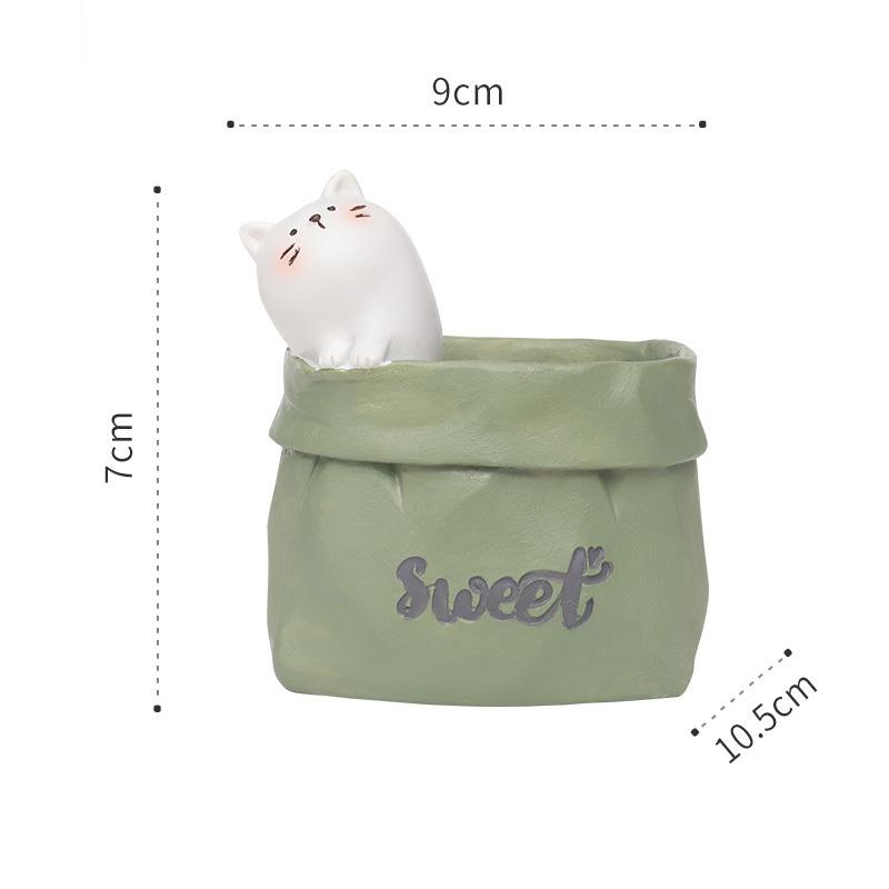 animal Craft Kawaii Multifunction  Pen Holder Pens stand Pencil Holders for Desk Large  Office Accessories Supplies Stationery
