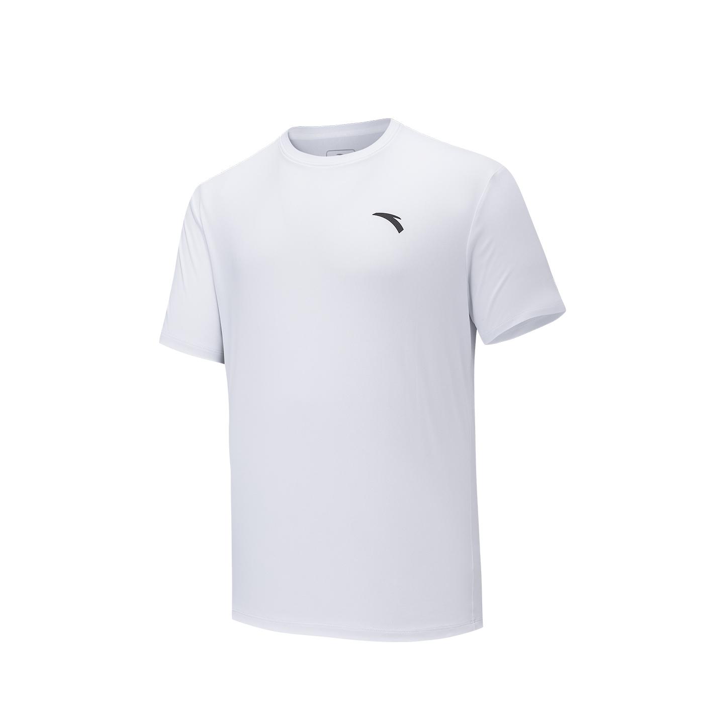 ANTA T Shirts Men s Pure White 1 Crew Neck 952627136-1 4XL