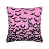 Halloween Bat Cartoon Pillowcase Printing Cushion Cover Decoration  Pillow Case Cover Bedroom Zipper