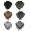 Herre Hodeskjerf Turban Muslim Arab Dubai Retro Stripete Mønstre Firkantet Skjerf