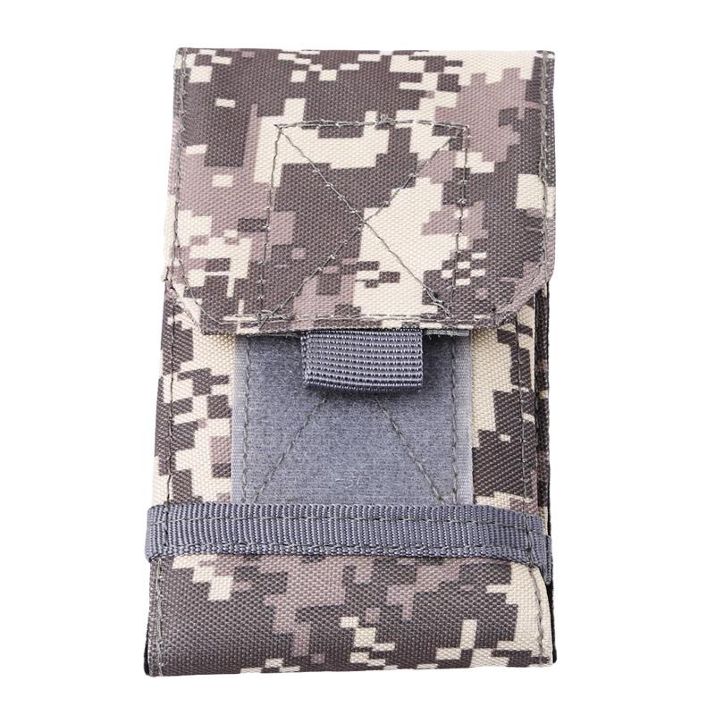 Multifunctional Outdoor Camping Hiking Tactical Phone Bag Men Camouflage Hook Loop Belt Bag Sports Mobile Waist Bag
