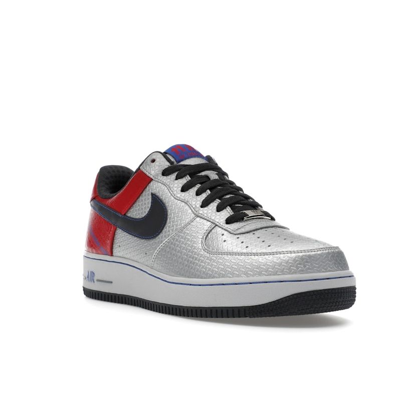 Nike Air Force 1 Premium 07 Jones Original Six Herren-Sneaker Silber Metallic-Silber Anthrazit-Varsity-Rot 315090-001