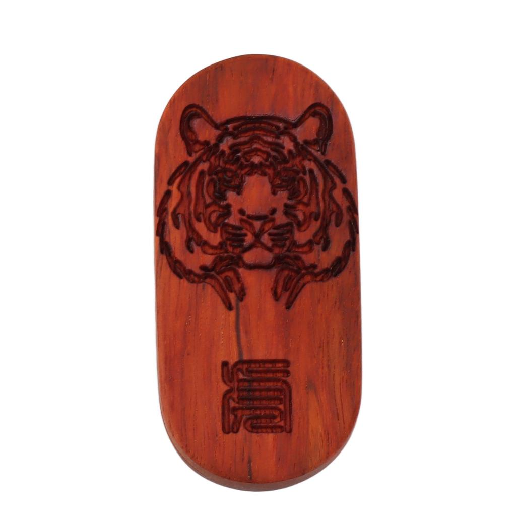 Magnet Finger Stress Relief Slider Wood Finger Stress Relief Toy Wooden Decompression Toy Tiger