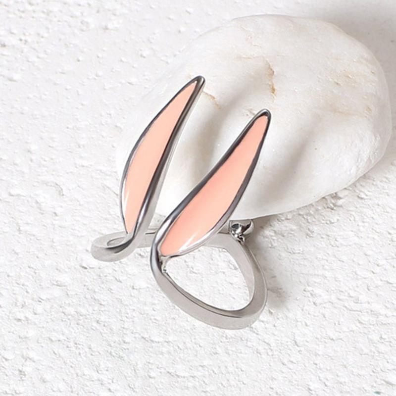 Cute Cat and Mouse Shape Open Ring for Women Antique Silver Color Modern Fashion Girls Finger Accessories Hip Hop Party Jewelry