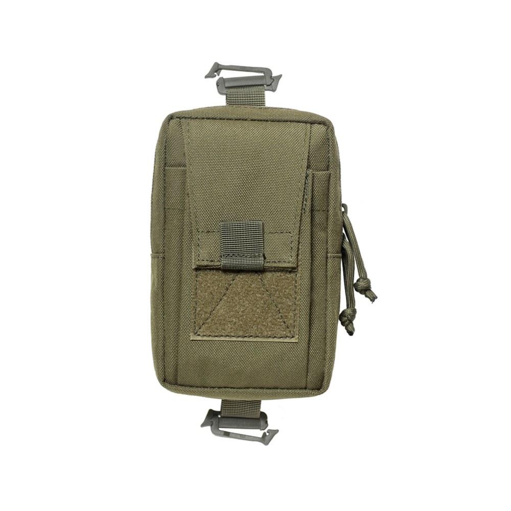 Outdoor EDC Tactical Belt Mobile Phone Pocket  Fan Tactical Bag Coin Purse Sports Phone Function Pocket