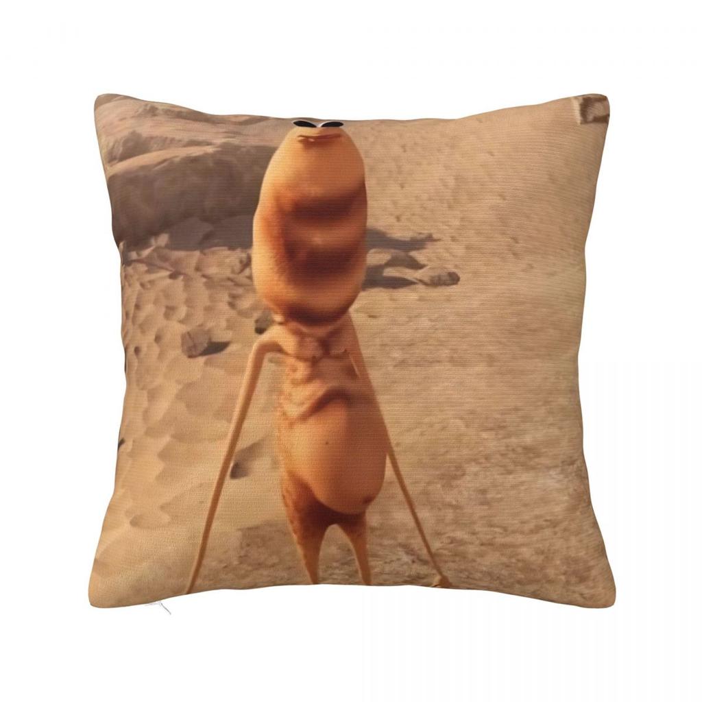 Marcus The Worm 70S Square Pillow Cases Cushion Covers Awesome Zipper Decor Throw Pillow Case Cover For Bed 45*45Cm