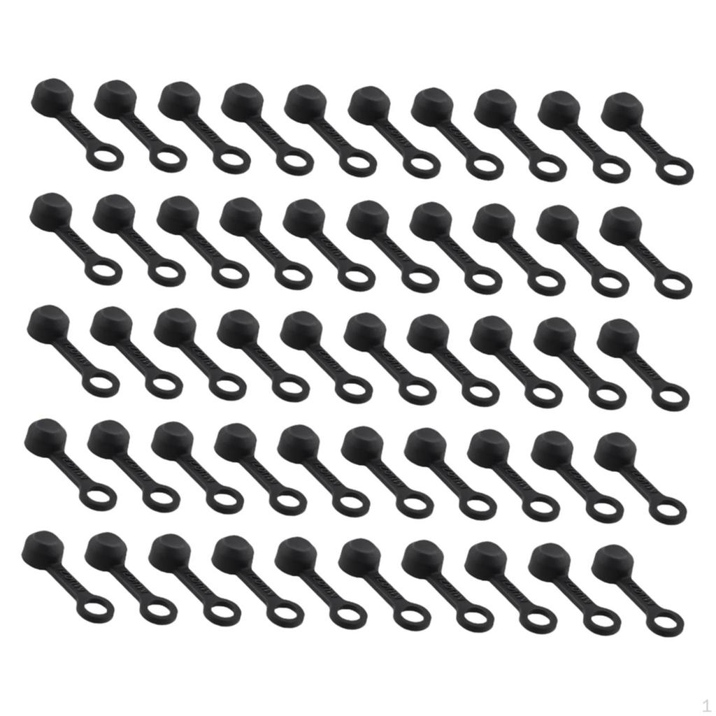 Rubber Caps for Mountain Bike Brake Bleeding, Pack of 50
