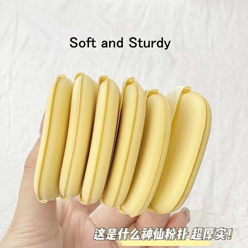 6PCS  Air Cushion Makeup Applicator Puff Powder Concealer Blending Sponges Dry Wet Dual Use Cosmetics Beauty Tool