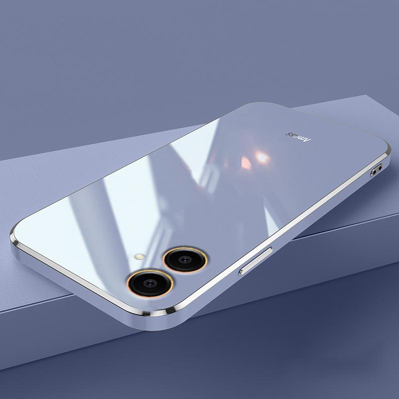 For Samsung Galaxy A07 / Galaxy A07S / A08 Case Soft Transparent Plating Electroplate Shining Clear Cover for Samsung Galaxy A07/A07S/A08 Phone Casing