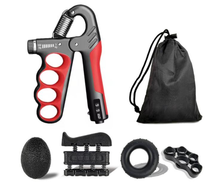 5-60kg Adjustable Grip Strength Fitness Equipment Men Women Train Wrist and Finger Strength TPE Rubberized Hand Grips