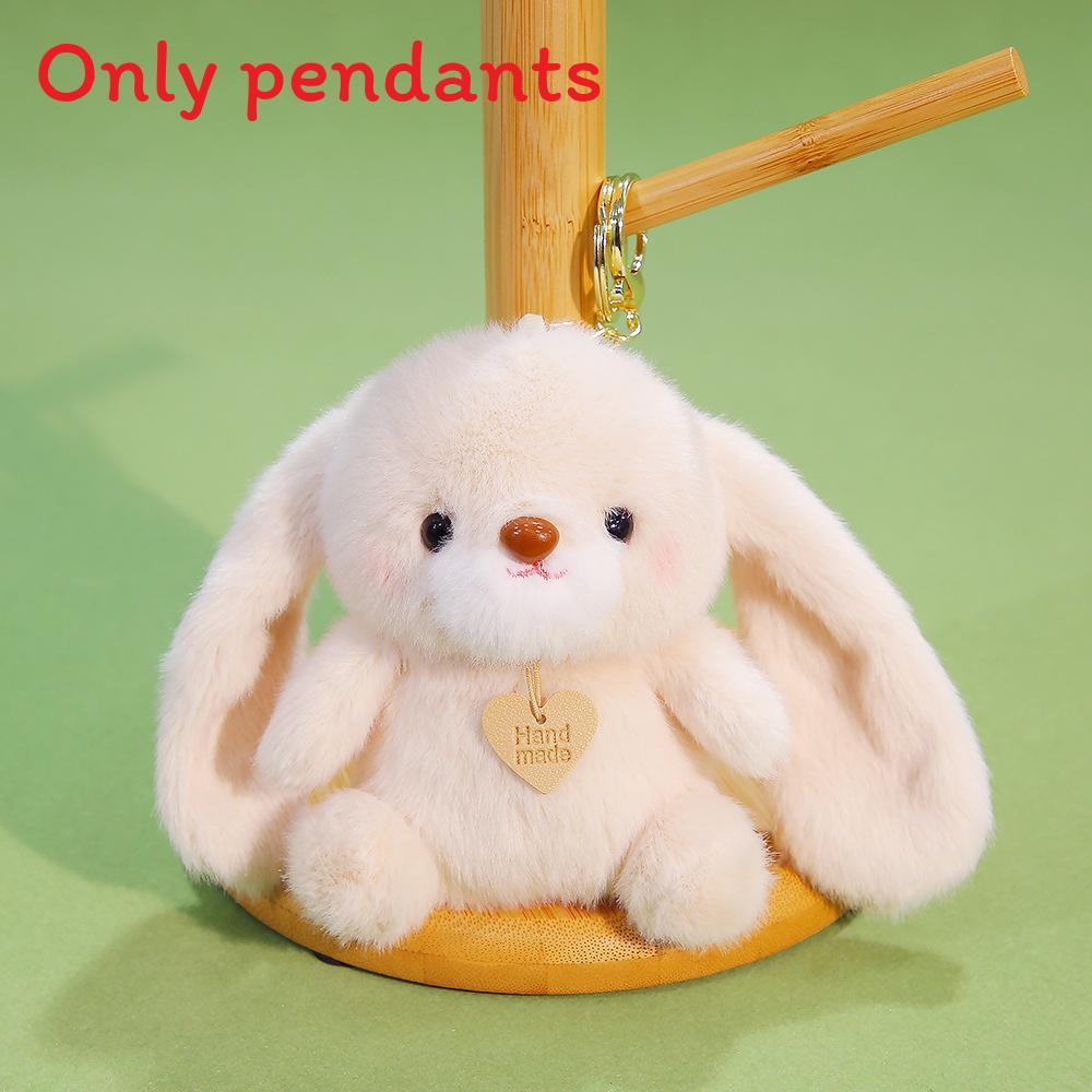 

Plush Rabbit Keychain With Heart Pendant Design For Backpack Decor And Collectible Gift