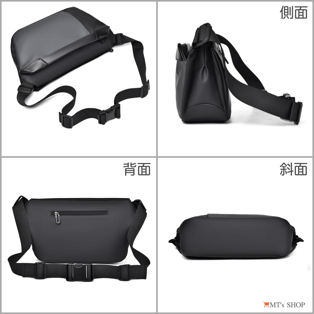 Body Chest Multiple Detachable Messenger Crossbody Bag SH418 [MT's SHOP] Bag, Bag, One-Shoulder Bag, Waterproof, Compartments, One-Touch Strap, Bag,