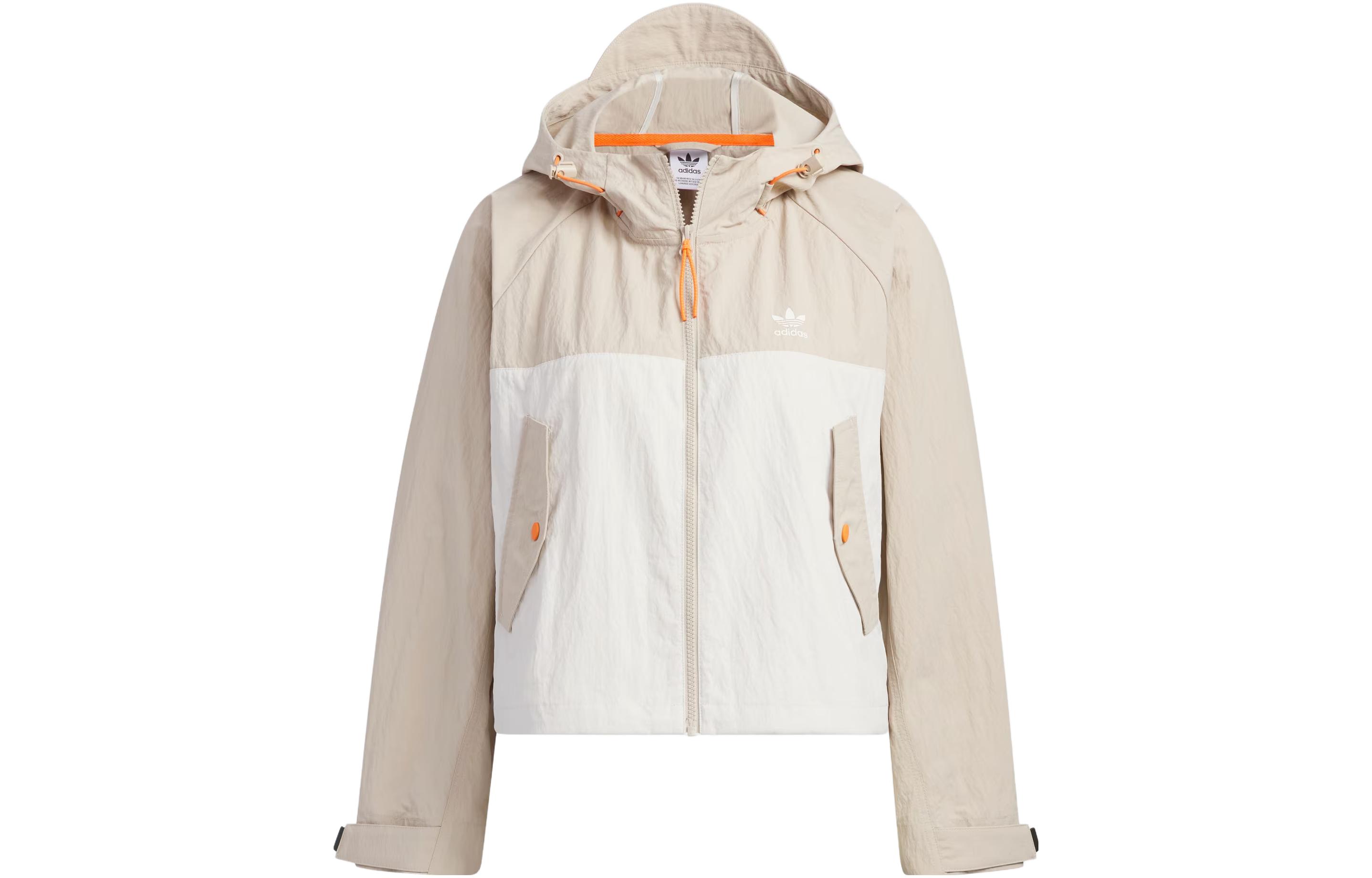 Adidas Originals Jackets Women s Light Khaki Hooded Moderate Other IU4817 XL