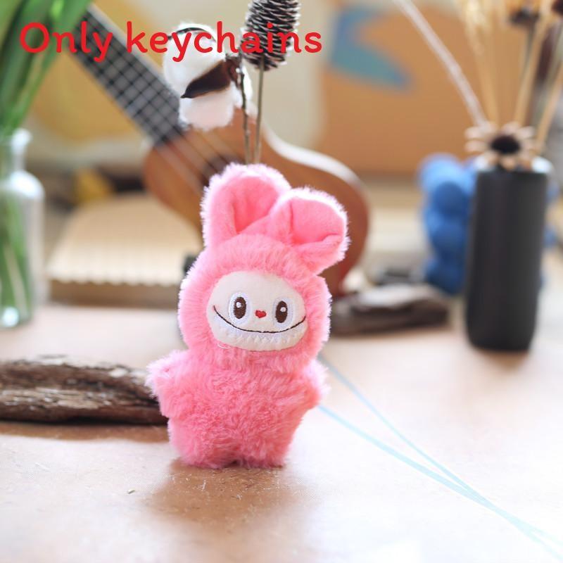 Labubu Plush Keychain With Super Soft Short Plush For Bag Decoration And Gift Ideas