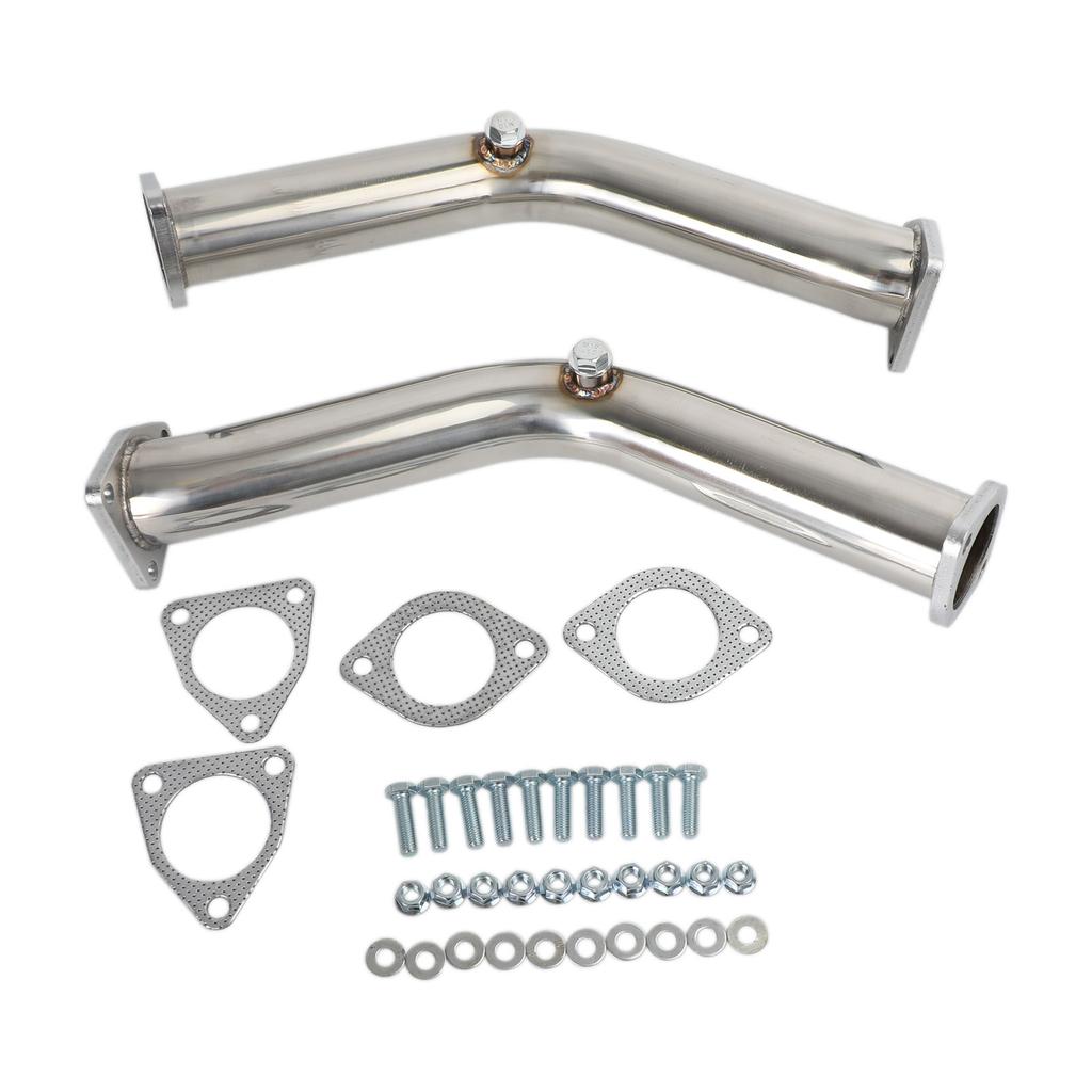 2 Test Pipes Decat Non Reson Straight Exhaust For Nissan 350Z Infiniti G35 FX35