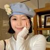 French Style Painter Hat Versatile Artist Cap Breathable Flower Beret  Holiday