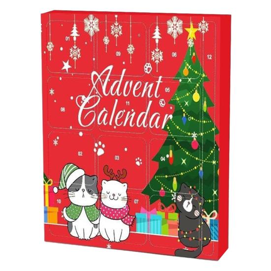 

Cat Advent Calendar Cats Interactive Play Toys Christmas Countdown Calendar with Assorted B
