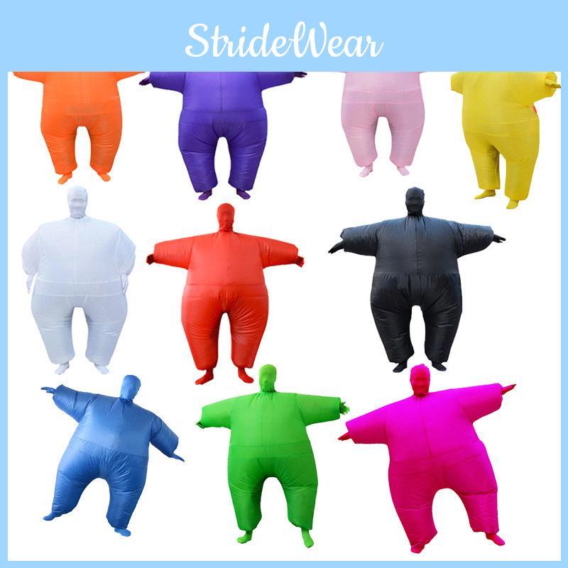Cosplay Costume For Halloween Party Fat Ninja Sumo Outfit With Invisible Mask