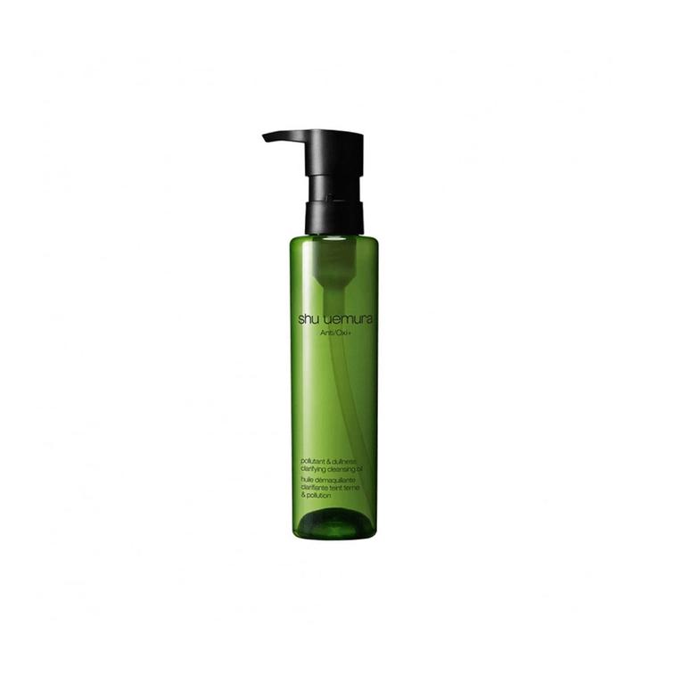 Shu Uemura Anti/Oxi+ Green Tea Cleansing Oil 150ml, Antioxidant Makeup Remover, Fast Emulsify, New & Old Packaging Random Delivery