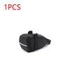 1-2Pcs 1L Bicycle Saddle Bag Waterproof Saddle Bag MTB Seatpost Rear Storage Pouch Cycling Seat Rear Equipments