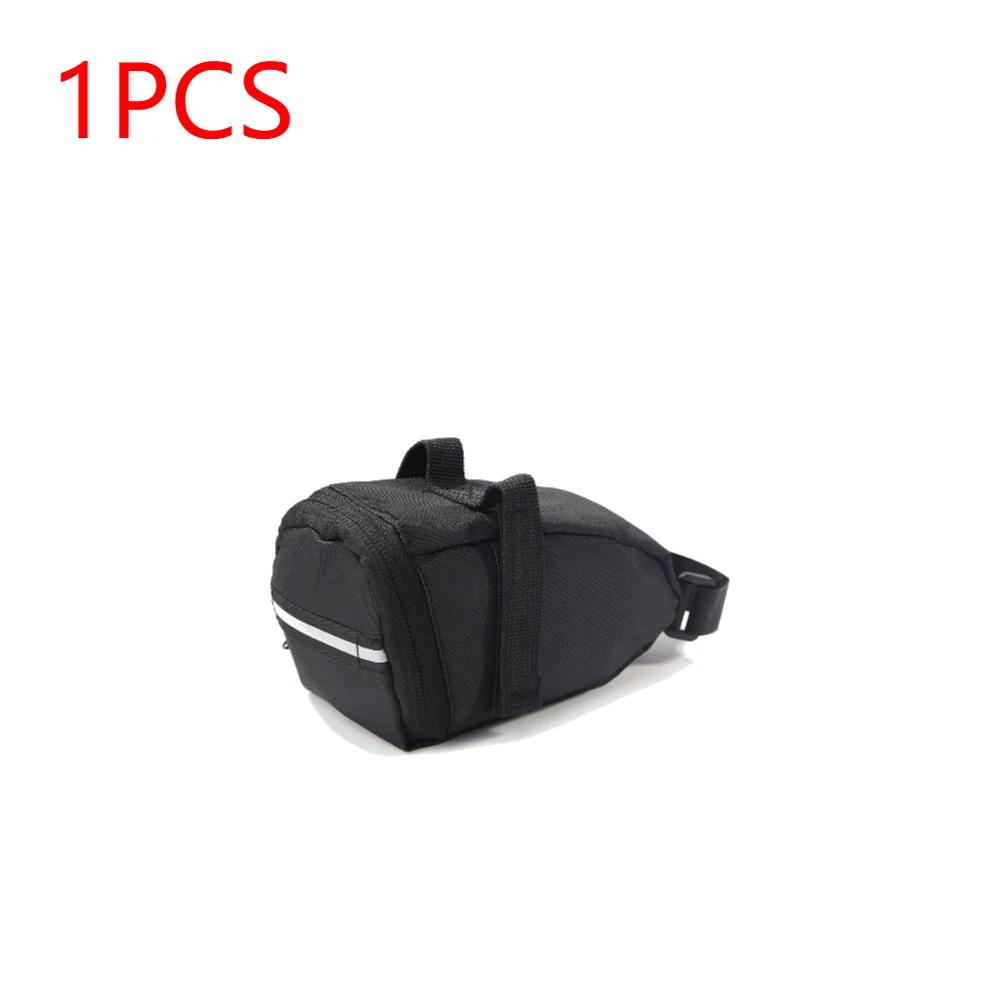 1-2Pcs 1L Bicycle Saddle Bag Waterproof Saddle Bag MTB Seatpost Rear Storage Pouch Cycling Seat Rear Equipments