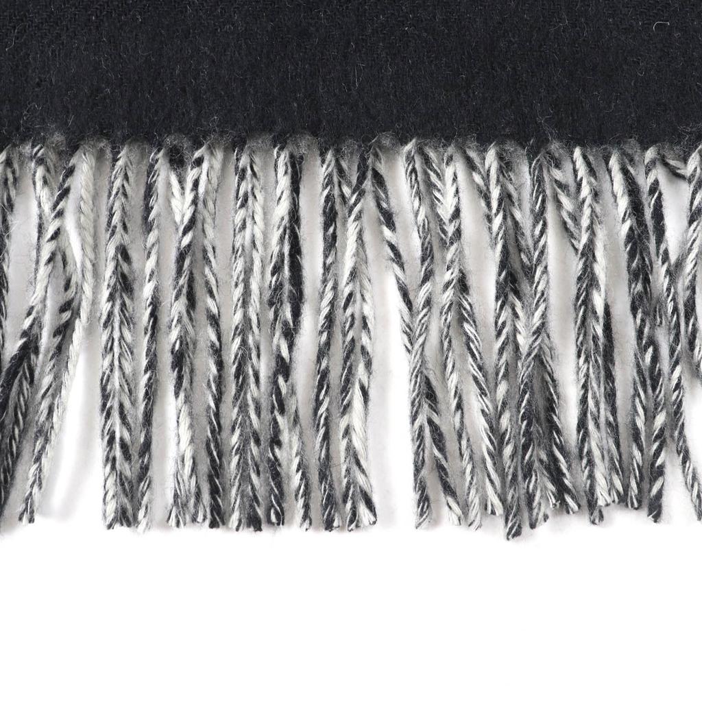 Very Good LOUIS VUITTON Scarf Muffler Cold Reykjavik Mink fur with fringe cashmere Women M74353 Used