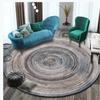 Light Luxury Round Carpet for Girls, Bedside Rugs, Children's Hanging Basket, Computer Chair Floor Mat, Bedroom, Living Room, Ho