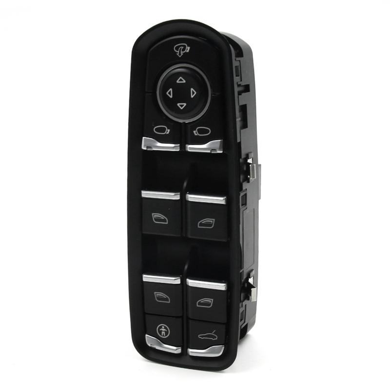 Electric Window Glass Lift Switch Button For Porsche Panamera Cayenne 2010-2015 Window Control Switch 7PP959858HDML-M53K