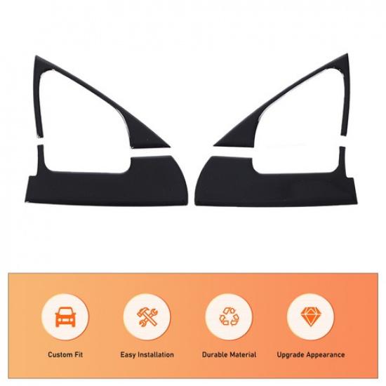 Glossy Black Window Interior A-pillar Trim For BMW 3 Series E90 2005-12