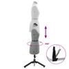 Adjustable Dress Form for Women Gray S Velvet