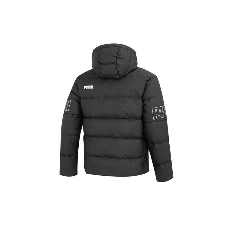 PUMA Power Hooded Down Puffer Jacket 'Black' Men's 676032-01