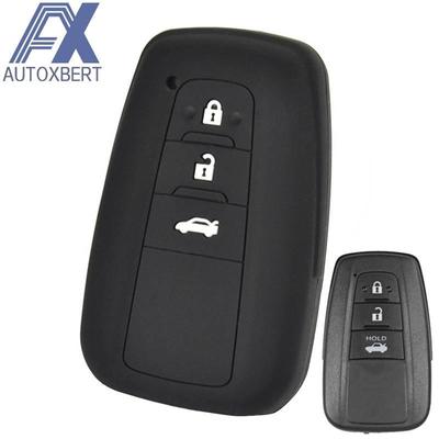 3 Button For Toyota LC Prado Camry C-HR 2015 2016 2017 2018 Silicone Remote Key Case Cover