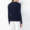 Polo Ralph Lauren FW21 Logo Solid V-Neck Knit Sweater Women sweater Blue 211508656-009