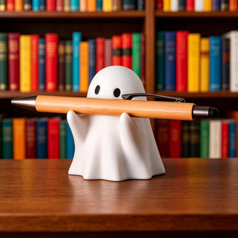 1/6Pcs Adorable Mini Ghost Figurine Soft PVC Lightweight Ornament for Kids Desk Bedroom Decoration Gift