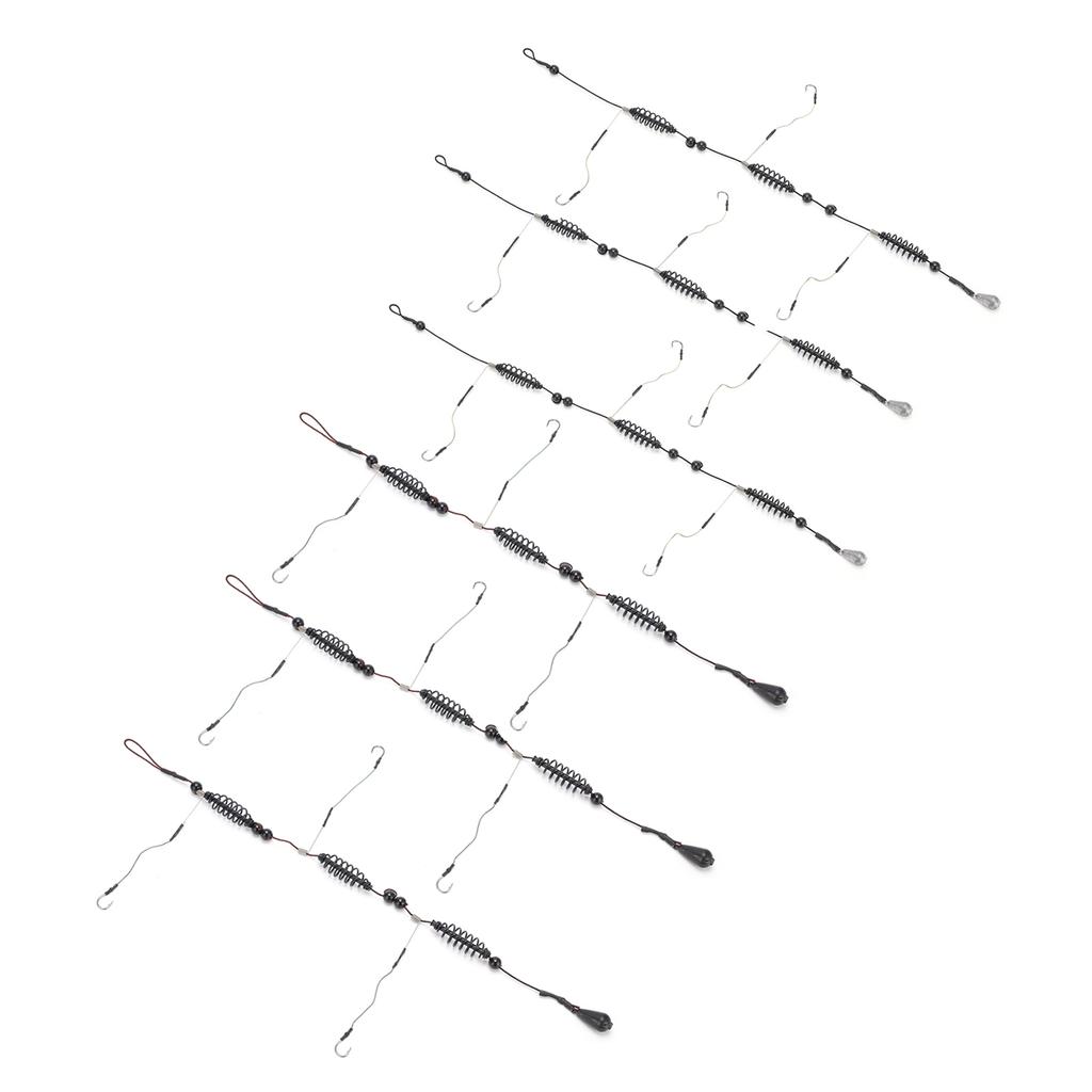 Künstlicher Köder Angelhaken Käfig Falle Korb Set und Angel Futterkorb Angelzubehör