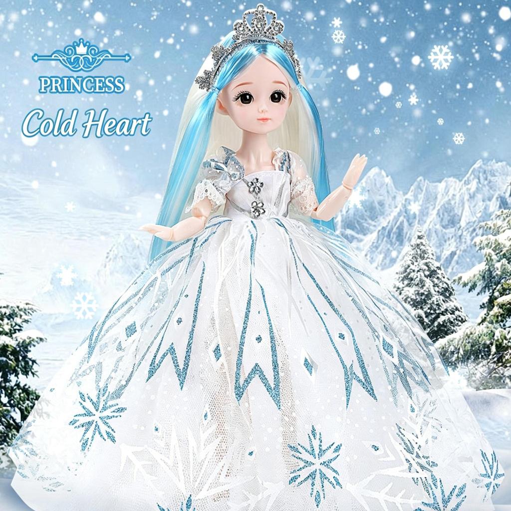 Cyber Red 30cm Childlike Innocence Doll Cartoon Eye 23 Joint 6 Points Bjd Princess Little Girl Children's Toy