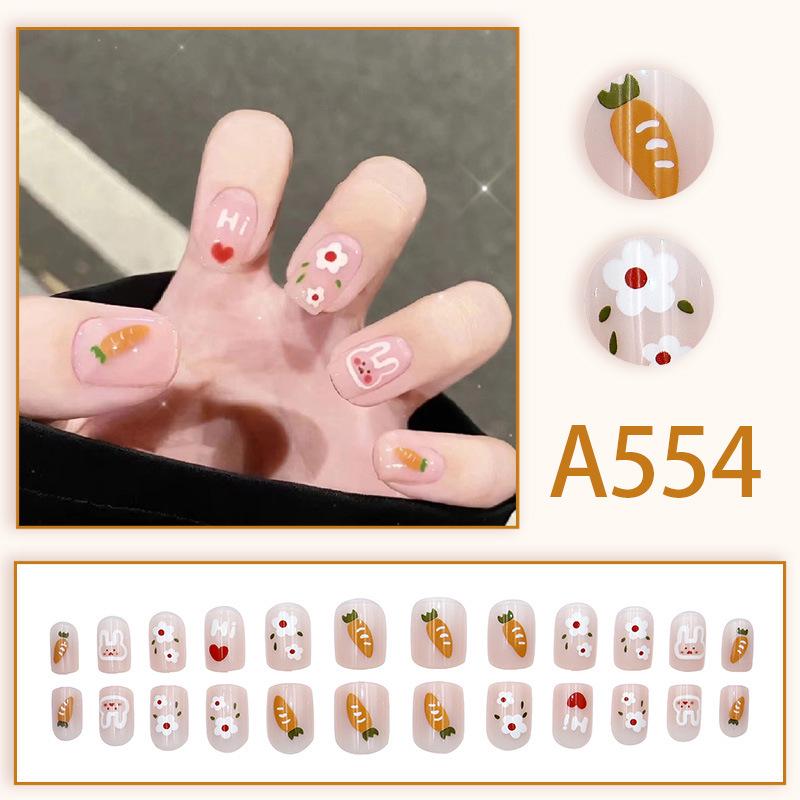 Summer Fresh French Line Cool Style Detachable Nail Art Tips