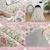 Home Decor Floral Area Rugs for Living Room Cute Kids Room Print Carpet Vintage Machine Washable Floor Mat Soft Non-slip Tapis