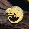 Vintage Animal Lizard Accessories Chameleon Brooch