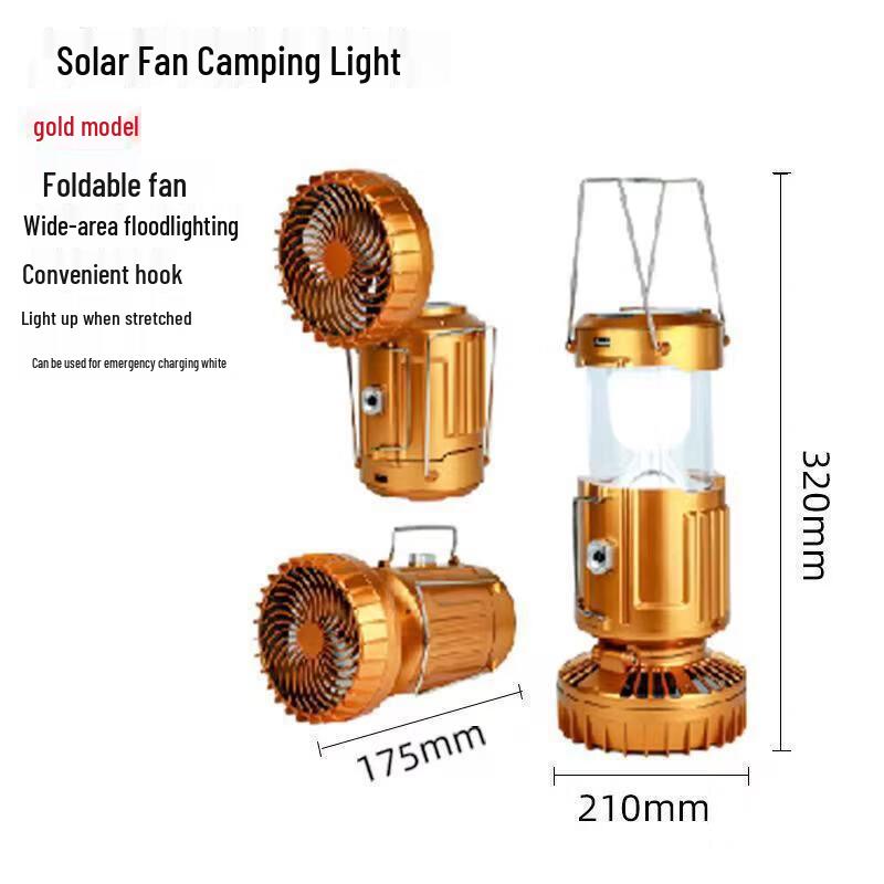 Lishi Solar Outdoor Fan & Tent Light