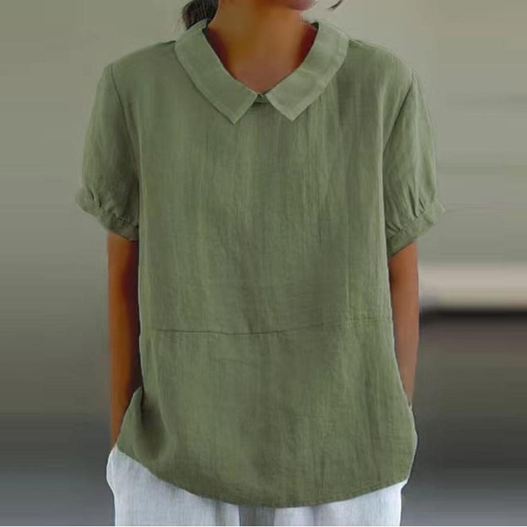 Oberteile Für Damen Kurzarmoberteile Damenbluse Sommeroberteile Damen Leichte Blusenoberteile Lässige Pullover T-Shirt Basic Shirt