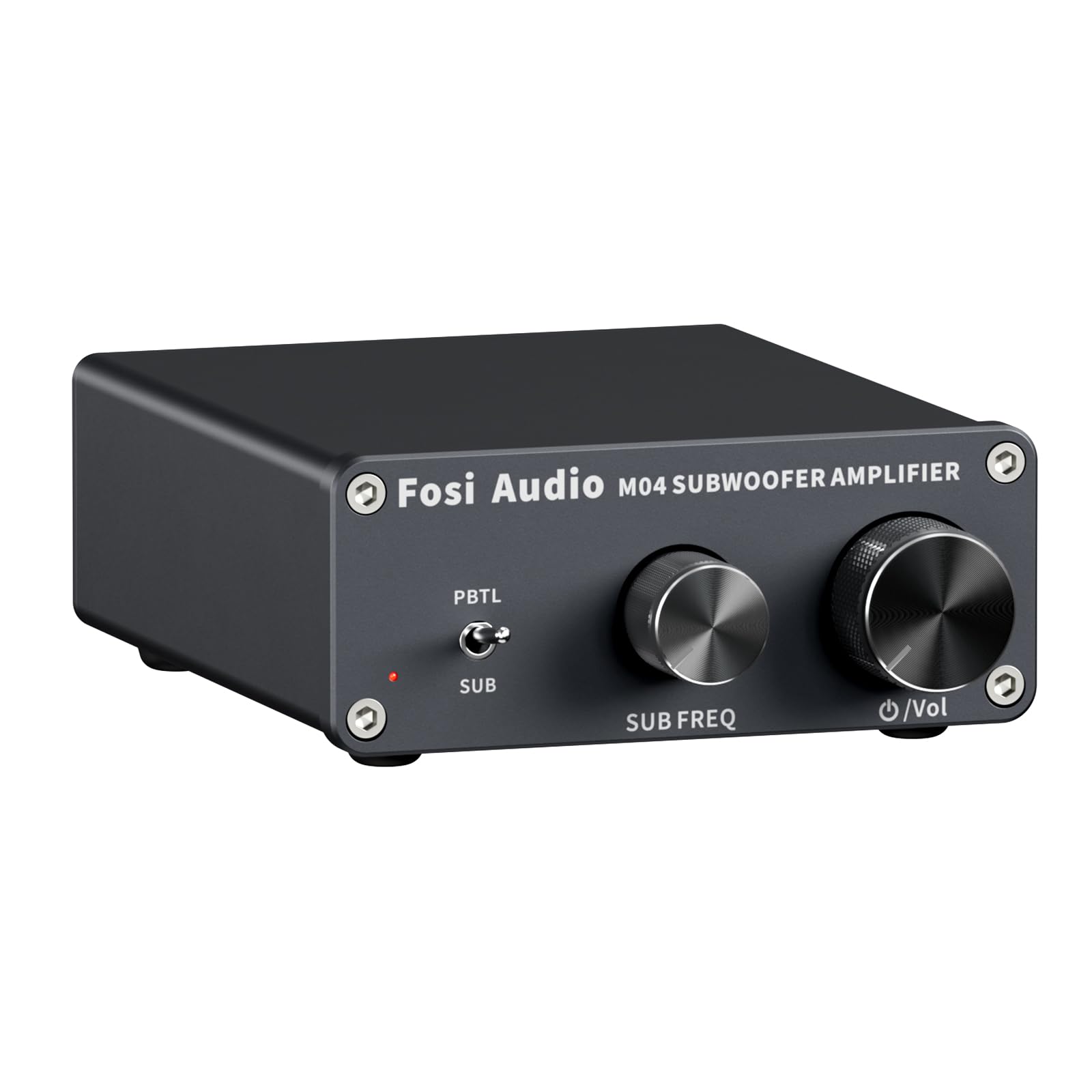 

Fosi Audio M04 100W Subwoofer Amplifier Mini Stereo Mono Power Amplifier TPA3116 Chip PBTL for Home Audio and Video with Power Adapter