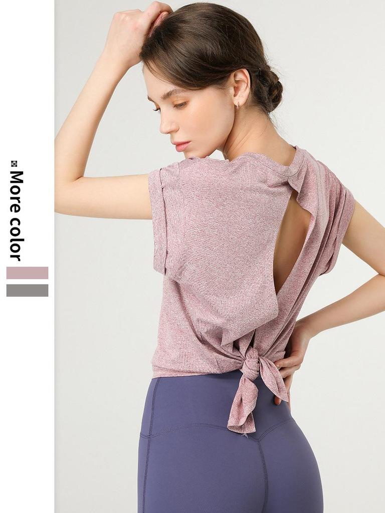 Women's Quick-Dry Loose Back Sports Vest for Running & Yoga